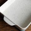 Scratch-Resistant Ceramic Porcelain Baking Dish with Blue Wave Pattern view 3