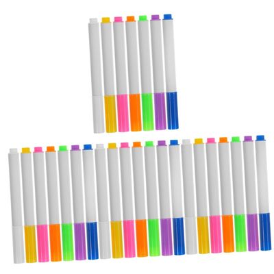 NUOBESTY 4 Sets of Dry-Erase Whiteboard Markers, 7 Pieces Each