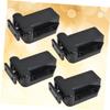 jojofuny 4-Piece Self-Locking ABS Cabinet Door Latches, Push-to-Open, Black view 2