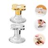 jojofuny 8-Pack Flower-Shaped Toilet Flush Buttons, Easy Installation, Universal Design view 2