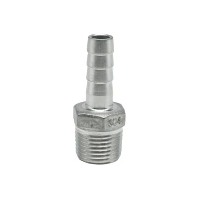Generic NPT Male Hose Barb Fitting, 304 Stainless Steel