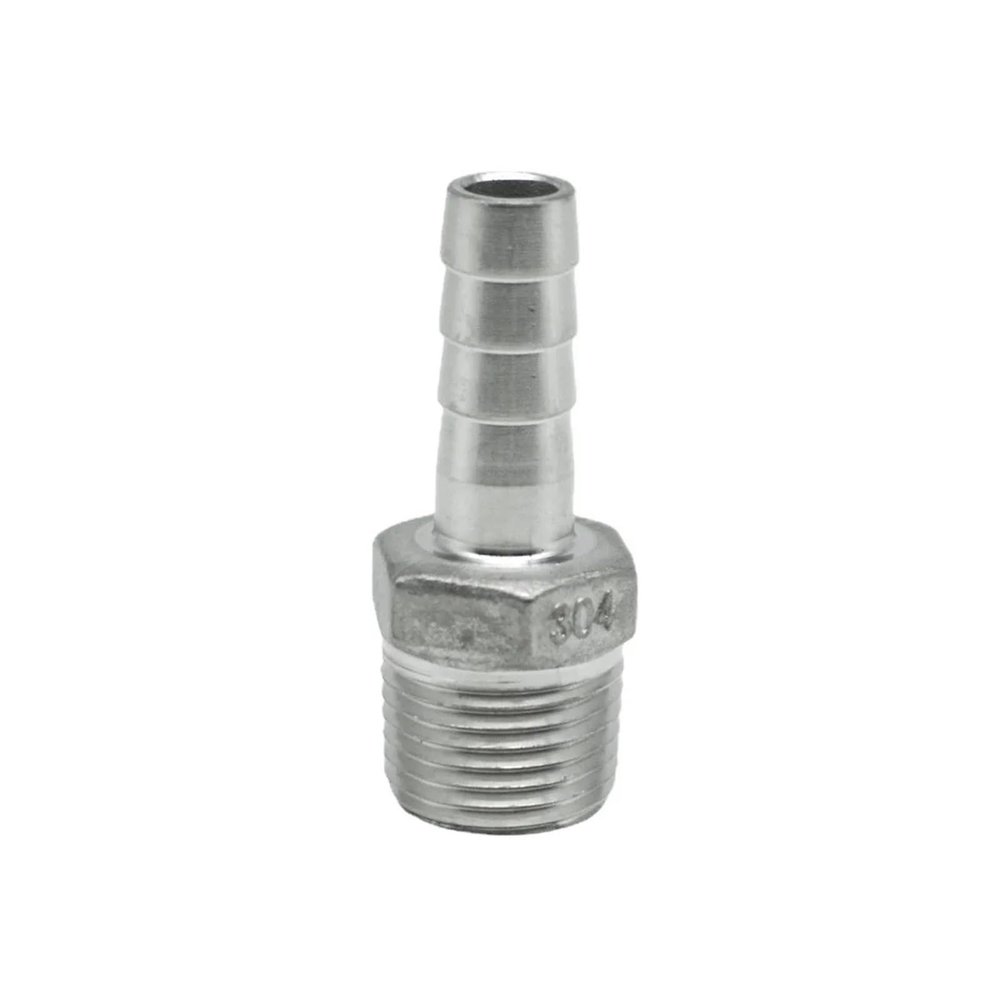 Generic NPT Male Hose Barb Fitting, 304 Stainless Steel