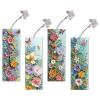 Spring Diamond Painting Bookmarks, 5D Flower, Bird and Butterfly Bookmark Craft Kit with Tassels view 1