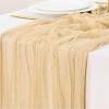 CCYLEZ Cheesecloth Table Runner, Soft 10-Ft Runner for Birthday Parties view 2