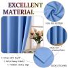 NINGBAI Blackout Curtains with Grommets, 140 x 260 cm, Solid Blue view 3