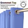 NINGBAI Blackout Curtains with Grommets, 140 x 260 cm, Solid Blue view 4