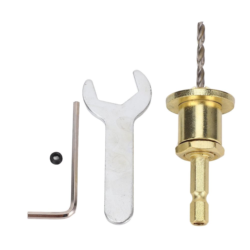 Adjustable Tapered Drill Bit with 1/4-Inch Hex Shank