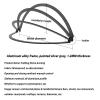 Outdoor French Curved Retractable Dome Awning for Windows and Doors, Foldable, Rain and Sun Protection, 120 × 60 × 60 cm, A6 view 2