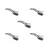 5-Piece Food Clip Cooking Tool Set, Nonstick, Egg Turner for Frying and Flipping, Black view 1