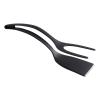 5-Piece Food Clip Cooking Tool Set, Nonstick, Egg Turner for Frying and Flipping, Black view 2