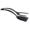 5-Piece Food Clip Cooking Tool Set, Nonstick, Egg Turner for Frying and Flipping, Black view 4