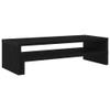 vidaXL Monitor Stand Black Oak Look 54 x 22 x 15 cm Engineered Wood view 1