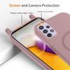 SLWYF Magnetic Phone Crossbody Case for Samsung Galaxy A32 5G, MagSafe-Compatible, Sand Powder view 4