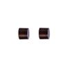 Victoria M. Curtain Rod Set with Cap Finials, Wall Brackets and Flat Rings, 19 mm, 280 cm, Single Track, Brushed Red Bronze view 3