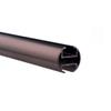 Victoria M. Curtain Rod Set with Cap Finials, Wall Brackets and Flat Rings, 19 mm, 280 cm, Single Track, Brushed Red Bronze view 4