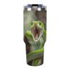 GHEPSDW 1.2 L Insulated Stainless Steel Travel Mug with Handle and Straw Lid view 4