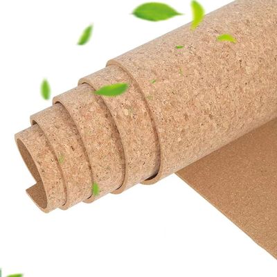 QNDUGJFER Self-Adhesive Cork Board Roll, Bulletin Board Cork, Natural Cork Tiles for Home Decor and Wall Protection (122 x 164 x 0.6 cm)