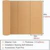 QNDUGJFER Self-Adhesive Cork Board Roll, Bulletin Board Cork, Natural Cork Tiles for Home Decor and Wall Protection (122 x 164 x 0.6 cm) view 2