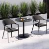 ASumPio Café Table, Wall-Mounted Bar Table, Coffee Table, High Dining Table, Small Side Table, 40 x 40 x 72 cm view 3
