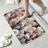 ZXMDZTSS Oodles Of Poodles Non-Slip Diatomaceous Earth Bath Mat, Quick-Drying Water-Absorbent Stone Mat with Rubber Backing, Easy to Clean (50 x 80 cm) view 3
