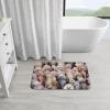 ZXMDZTSS Oodles Of Poodles Non-Slip Diatomaceous Earth Bath Mat, Quick-Drying Water-Absorbent Stone Mat with Rubber Backing, Easy to Clean (50 x 80 cm) view 4