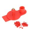 Blank Livestock Ear Tags – Handwriteable, Non-Shedding, Red, 100-Pack view 4