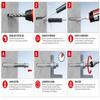Heavy-Duty Approved Fastening Set: 10 × 10 × 165 mm A4 Anchor Rods + 1 Liquix Pro 1 + 10 × 16 × 85 mm Sieve Sleeves, M6–M16 Installation Sets (A4 Stainless Steel, M10 × 165 mm) view 3