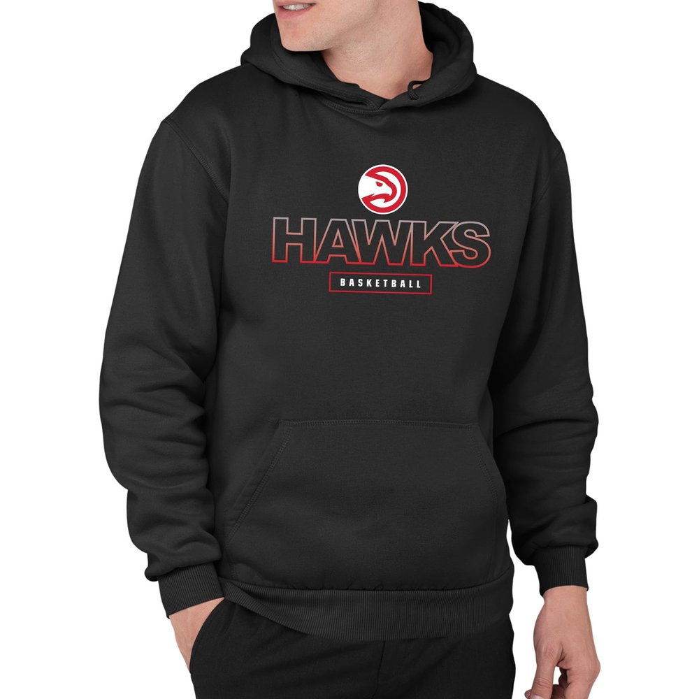 Junk Food Men's NBA Fade Away Officially Licensed Adult Fleece Hoodie, Black, XX-Large