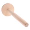 TINEASUR Wooden and Brass Paper Towel Holder for Countertops, Rustic Kitchen Roll Stand view 1