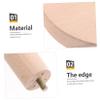 TINEASUR Wooden and Brass Paper Towel Holder for Countertops, Rustic Kitchen Roll Stand view 2