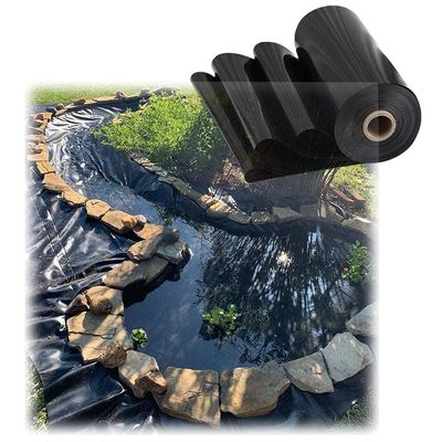 Pond Liner for Garden Fountains, 8 mm, Rubber, Cut-to-Size, Black, 10 x 20 m
