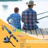 Acunny Kids Fishing Rod and Reel Combo, Portable Retractable Fishing Set view 2