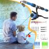Acunny Kids Fishing Rod and Reel Combo, Portable Retractable Fishing Set view 3