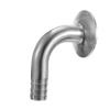 SOLUSTRE Stainless Steel Sanitary Hose Connector, Tri-Clamp 90-Degree Elbow view 1