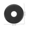 Gatuida 2-Piece Split Wall Hole Covers for Water Pipes view 2