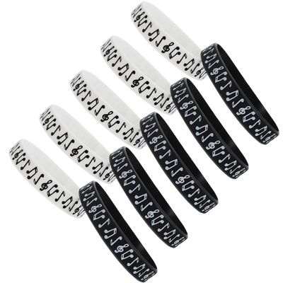 SEWACC Silicone Music Wristbands, Pack for Electronic Music Festivals
