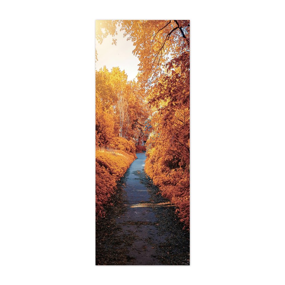 3D Forest Path Door Sticker, Removable Waterproof Vinyl Door Mural, 77 x 200 cm