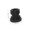 Plastic Kayak Mounting Pin with Plum Blossom Pin Hole, Black view 2