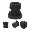 Plastic Kayak Mounting Pin with Plum Blossom Pin Hole, Black view 3