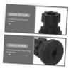 Plastic Kayak Mounting Pin with Plum Blossom Pin Hole, Black view 4