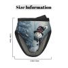 Silicone Oven Mitts, Happy Snowman Christmas Design, 2-Piece Set view 3