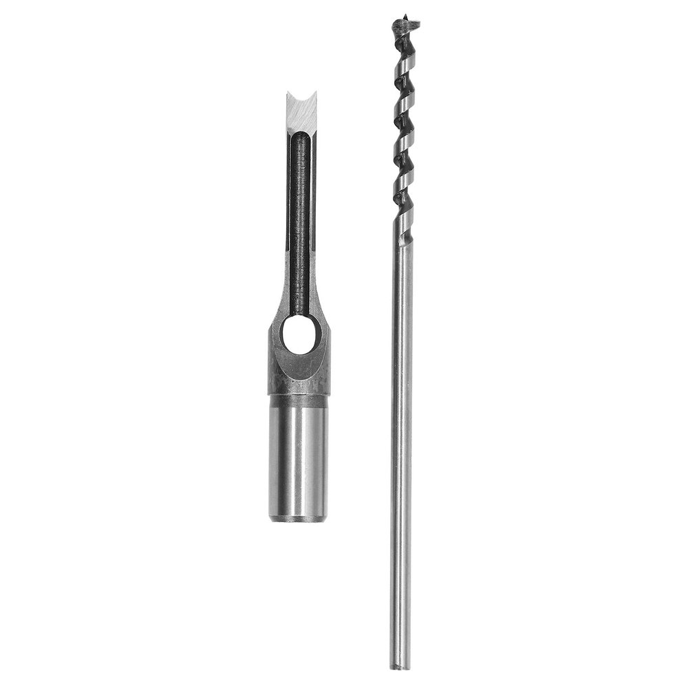 Alloy Steel Mortising Drill Bit Set, 6.4 mm, U-Shaped Chip Channel (9.5 mm)