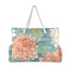 Colorful Chrysanthemum Flowers Tote Bag with Zipper, Side Pockets, and Wet Compartment view 2