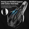 DONGLING Breathable PU Non-Slip Lightweight MTB and Road Bike Saddle for Men view 3