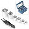 SOLUSTRE 6-Piece Steel Calibration Weight Set for Scales, Random Color view 3