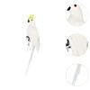 Baoblaze Artificial Parrot Statue, White, 35 cm view 3