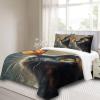 3-Piece 3D Cat Butterfly Microfiber Bedding Set, 220 x 240 cm view 4