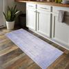 Siunwdiy Extra-Long Purple Hallway Runner Rug, 50 x 360 cm view 2
