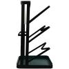 PAMINGONO 3-Tier Carbon Steel Pot Stand, Black, Space-Saving view 1