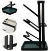PAMINGONO 3-Tier Carbon Steel Pot Stand, Black, Space-Saving view 4